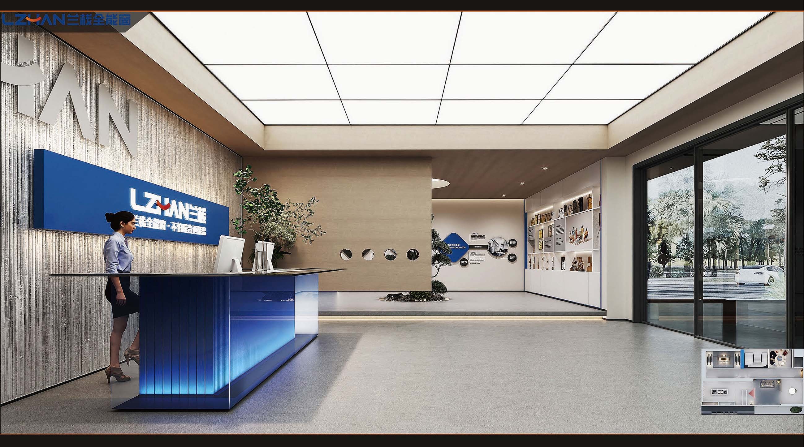 兰栈门窗展厅展示